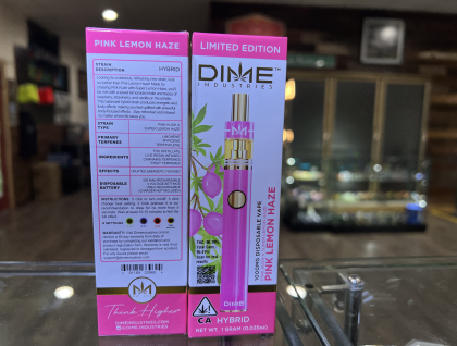 Dime Industries Pink Lemon Haze 1g Disposable Cartridge