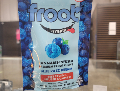 Froot Blue Razz Dream 100mg Gummies