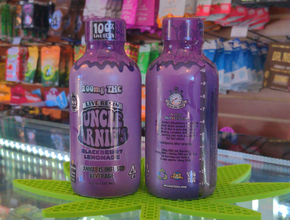 Uncle Arnie's Blackberry Lemonade 8oz Live Resin Drink