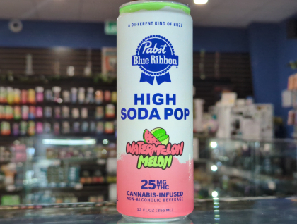 Pabst Blue Ribbon Watermelon Melon 25mg High Soda
