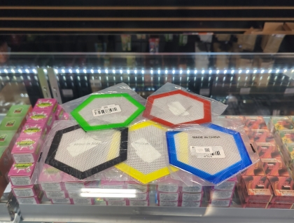 5" Hexagon Silicone Dab Mat