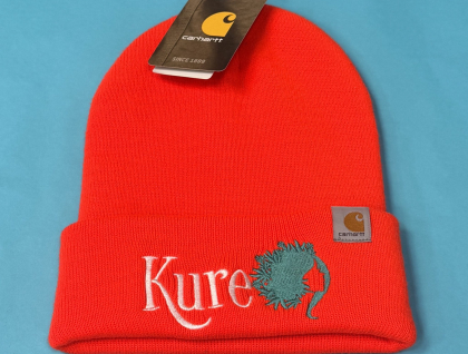 Kure Carhartt Beanie -- Bright Orange